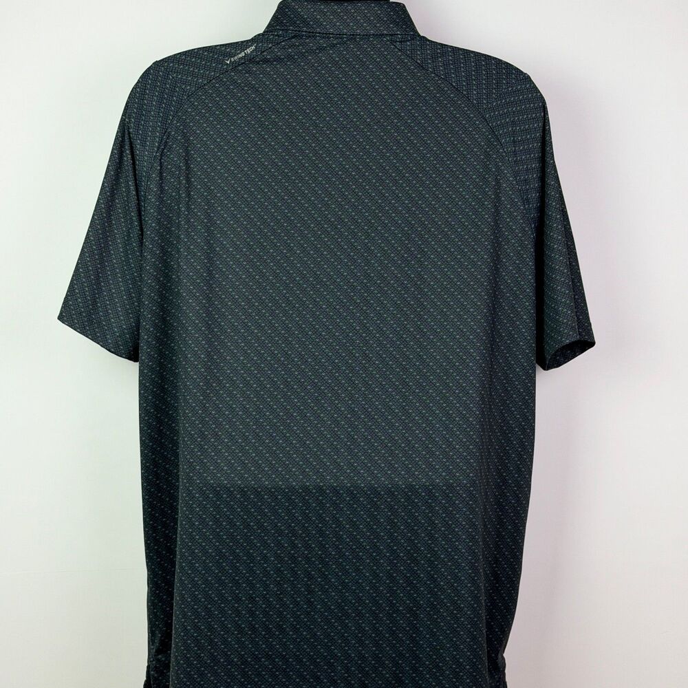 Callaway Gray Geometric Opti Dri Golf Polo Large - Picture 7 of 11
